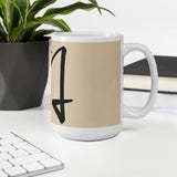 White/ Champagne Glossy Mug